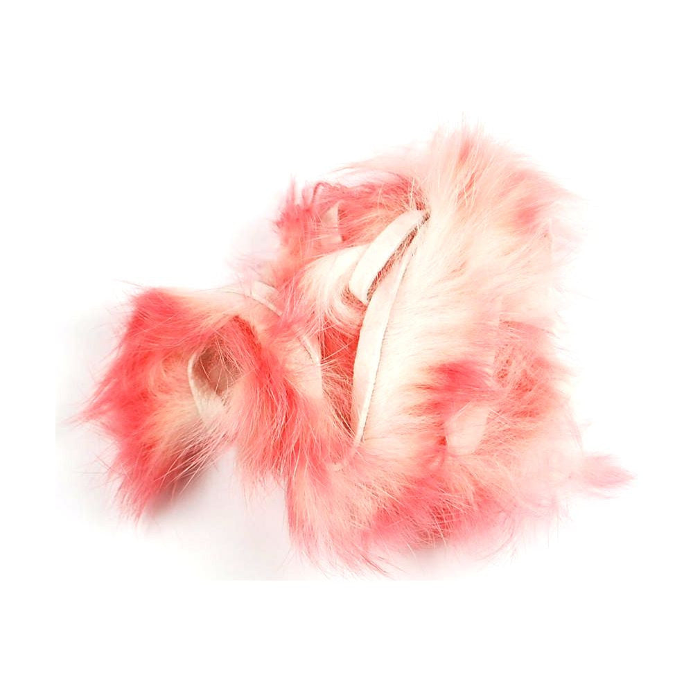 Crosscut Two-Toned Rabbit Strips - Cotton Candy