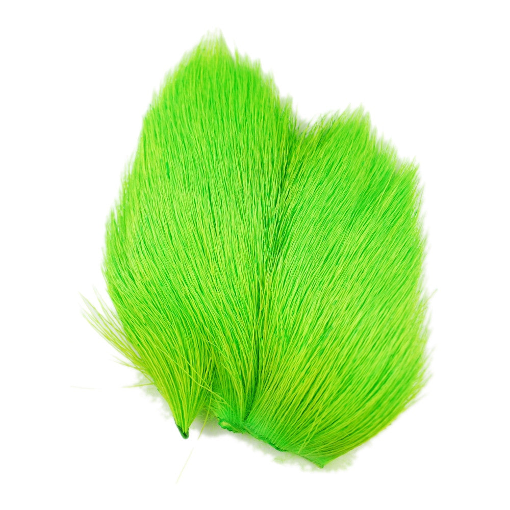 Deer Belly Hair - Fluorescent Chartreuse