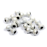 Dumbbell Eyes - Painted - Pearl