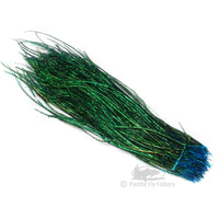 Dyed Peacock Herl - Fluorescent Green