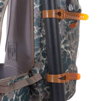 Fishpond Lariat Gear Straps attached to backpack