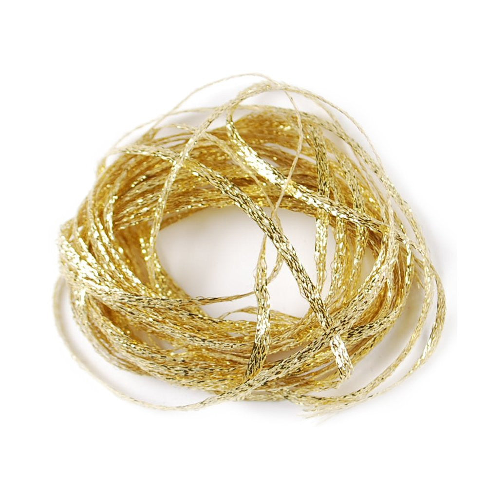 Flat Diamond Braid - Gold