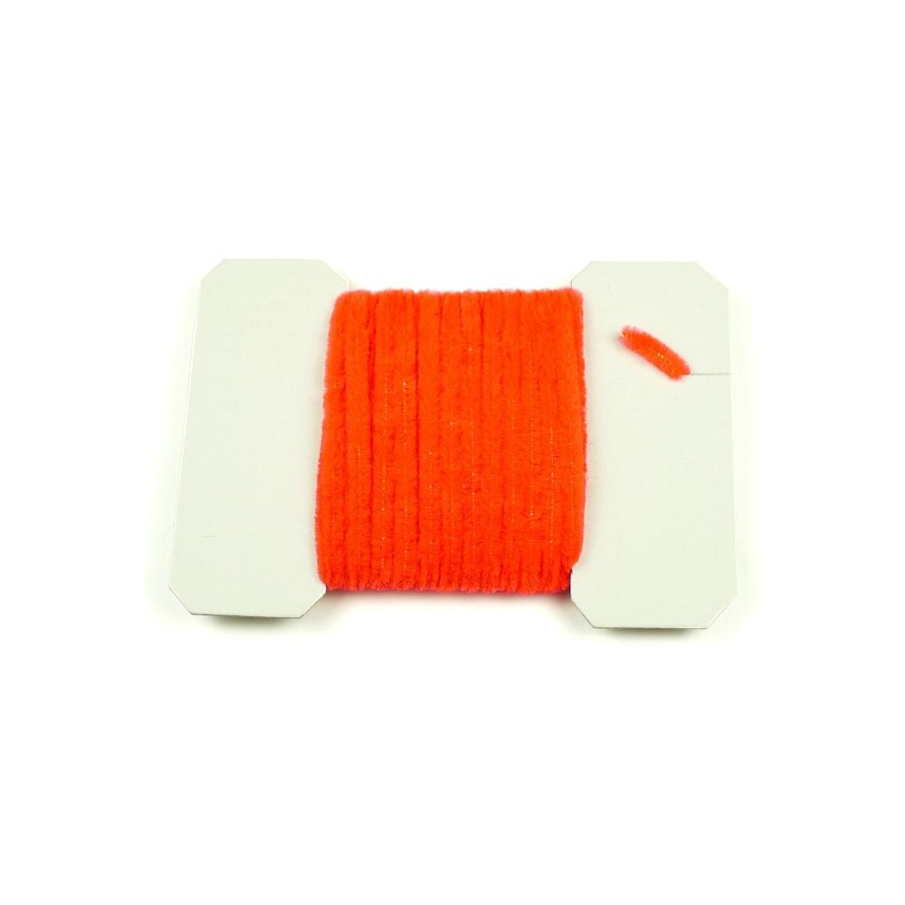 Fluorescent Nylon Chenille - Fire Orange