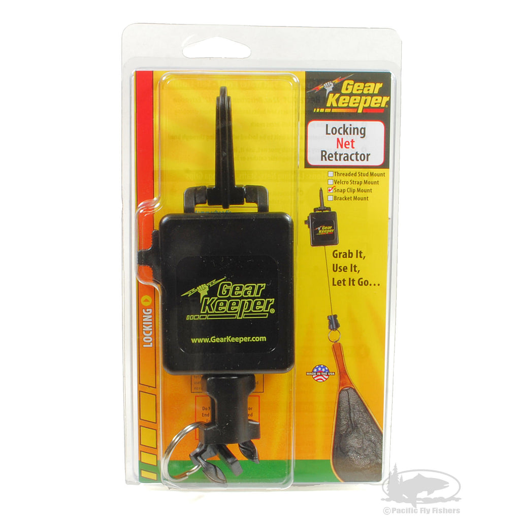 best fly fishing net retractor Gear Keeper Locking Net Retractor