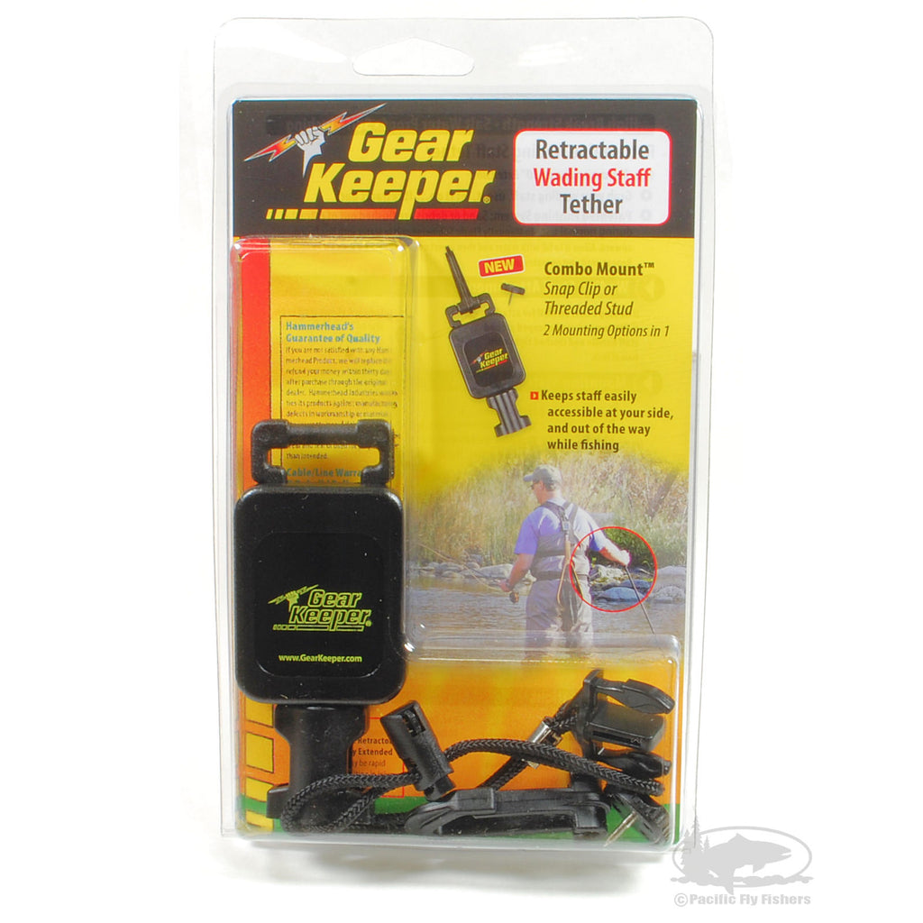 hammerhead gear keeper Gear Keeper Retractable Wading Staff Tether