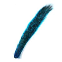 Gray Squirrel Tail - Blue
