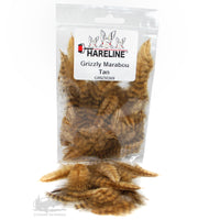 Grizzly Marabou, Chickabou - Tan - Feathers - Fly Tying Materials