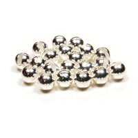 HANÁK Competition Tungsten Beads - Round+ - Silver