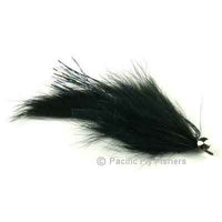 Hare Ball Leech - Black - Pacific Fly Fishers