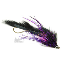 Hartwick's Tungsten Cyclops Leech - Black/Purple