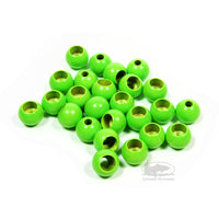 Hot Beads - Fl. Chartreuse - Fluorescent Green - Fly Tying Bead Heads