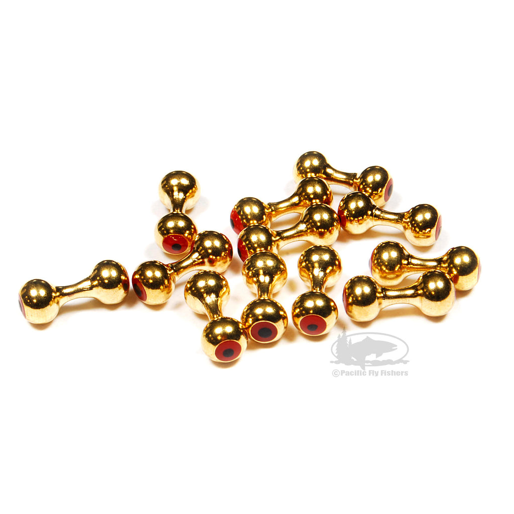 I-Balz - Gold - Fly Tying Dumbbell Eyes