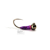 Perdigon Jig - Purple and Fluorescent Pink - European Nymphing - Fly Fishing Flies