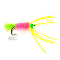Johnson's Medusa - Pink and Chartreuse - Pink Silver Salmon - Fly Fishing Flies