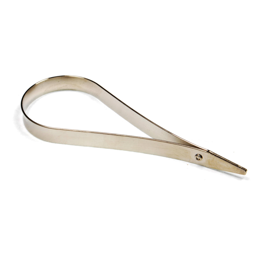Large Teardrop Hackle Pliers - Nickel Plated - Fly Tying Tools