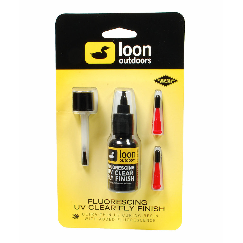 Loon Fluorescing UV Clear Fly Finish - Fly Tying UV Curing Adhesives