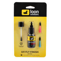 Loon UV Colored Fly Finish - Hot Orange, Pink, Red - Fly Tying UV Resins