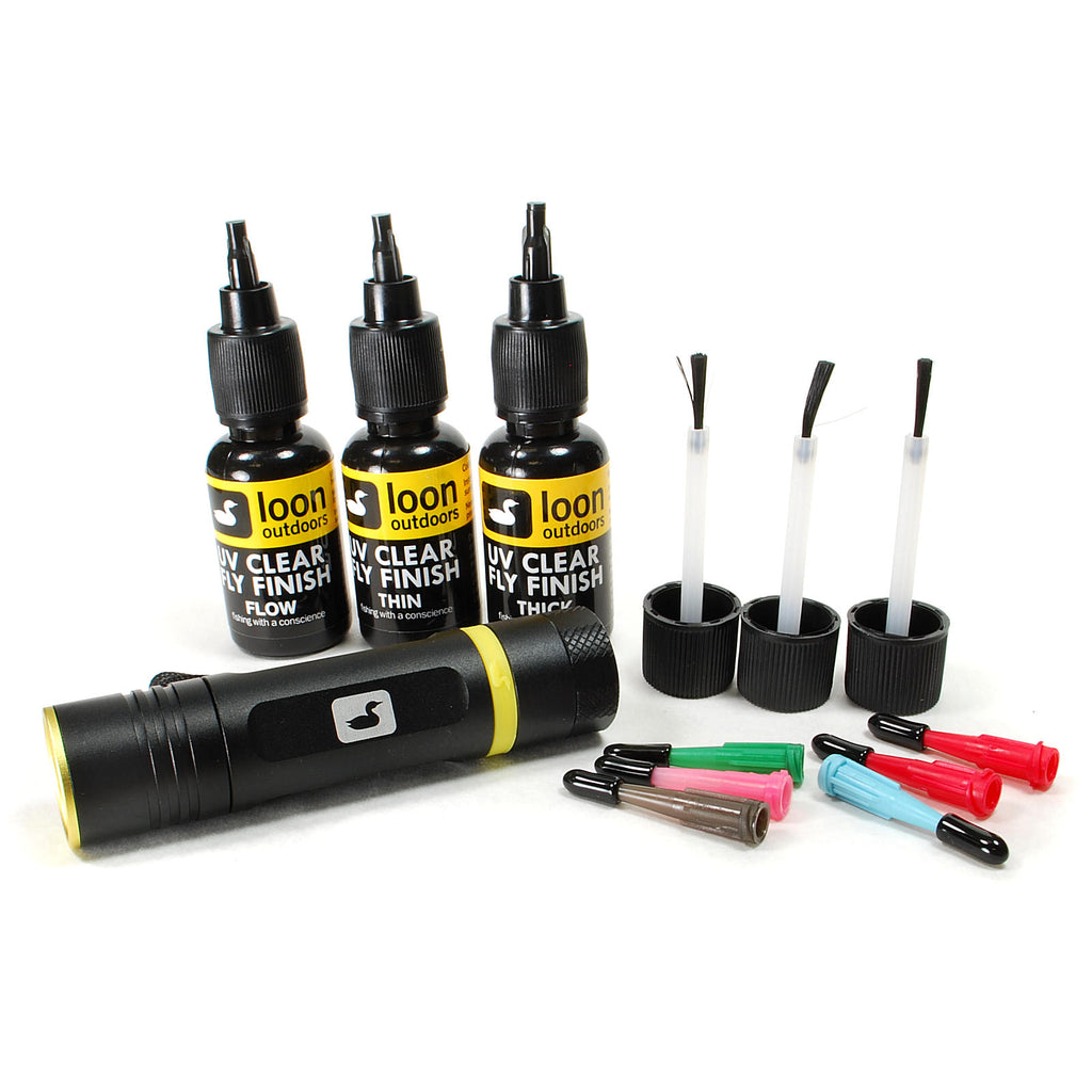 Loon UV Fly Tying Kit - UV Curing Adhesives