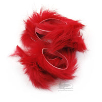 Magnum Rabbit Strips - Red - Fly Tying Materials