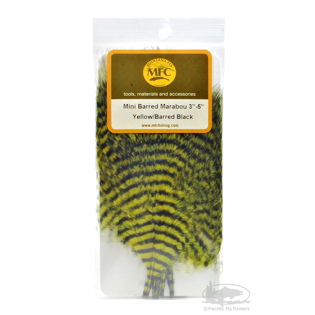Montana Fly Company Mini Barred Marabou - Pacific Fly Fishers