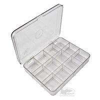 Myran 1120 Compartment Box - 12 Compartment Clear - Fly Fishing Boxes