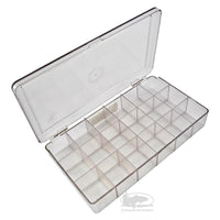 Myran 1800 Compartment Box - 18 Compartment Clear - Fly Fishing Boxes