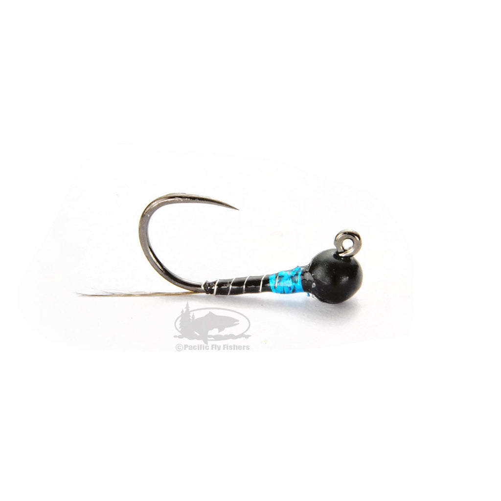 Newbury's Alt Rocker - Goth Black - Euro Jig Nymph - Fly Fishing Flies