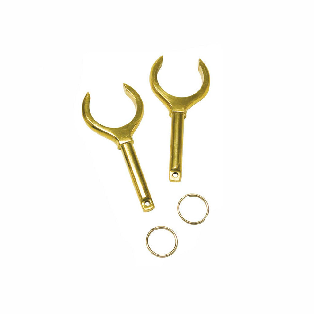 Outcast Small Brass Oar Locks