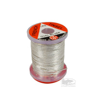 Oval French Tinsel - Silver - Fly Tying Materials