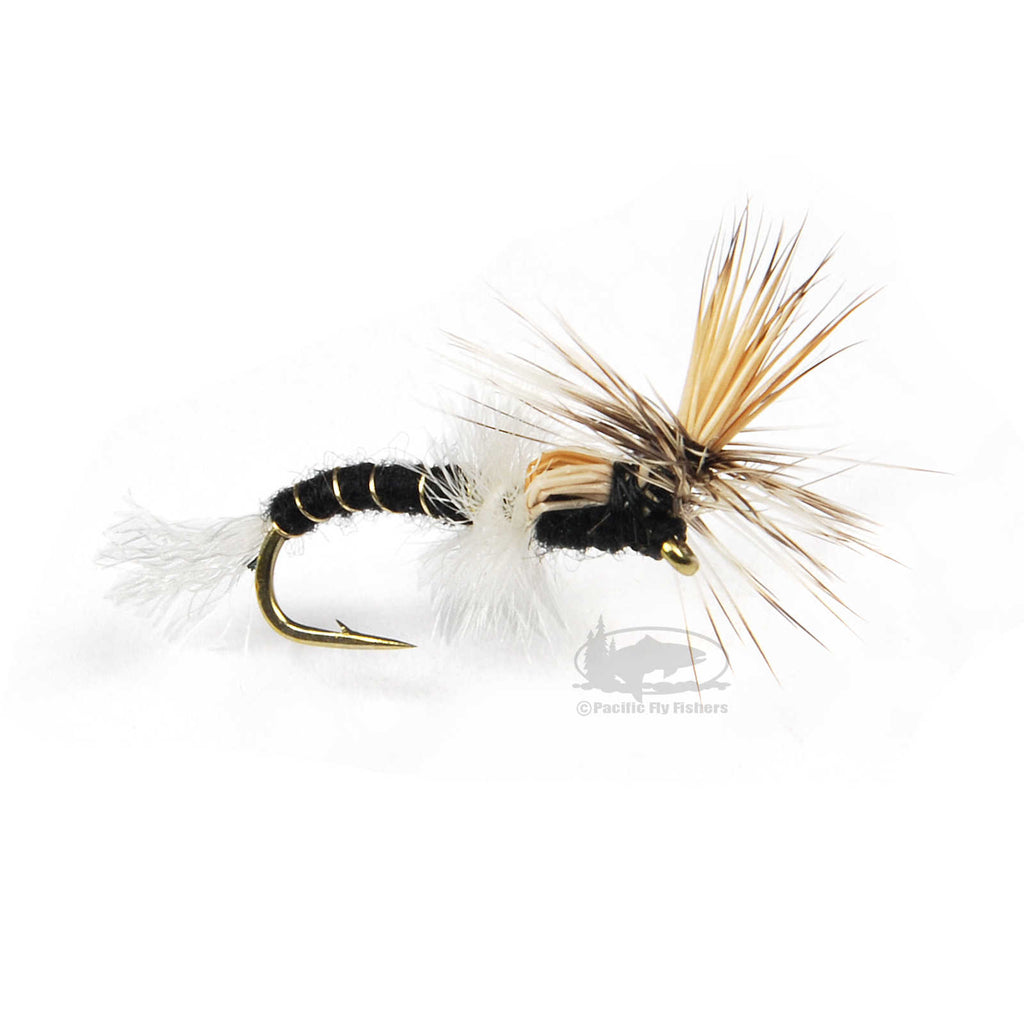 Para Midge Emerger - Black - Midge Chironomid Dry Fly Fishing Flies