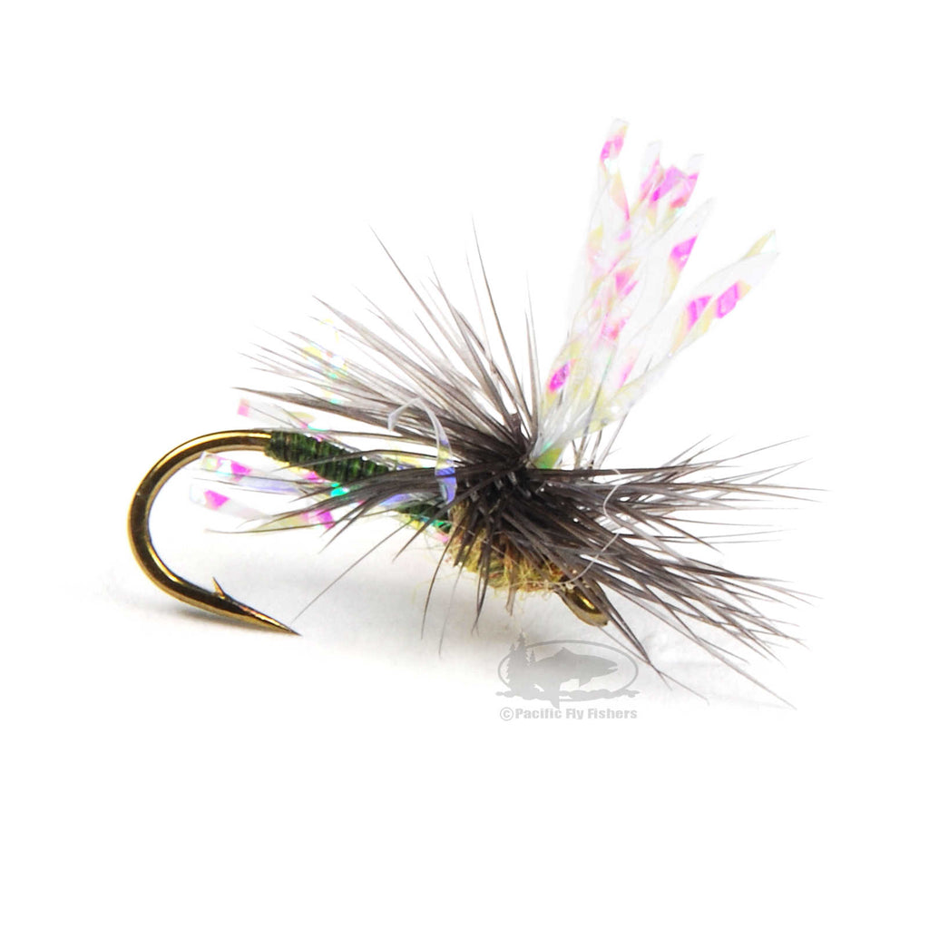Para Midge - Olive - Midge Chironomid Dry Fly Fishing Flies
