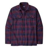 Patagonia Long-Sleeved Organic Cotton Midweight Fjord Flannel Shirt - Seqouia Red