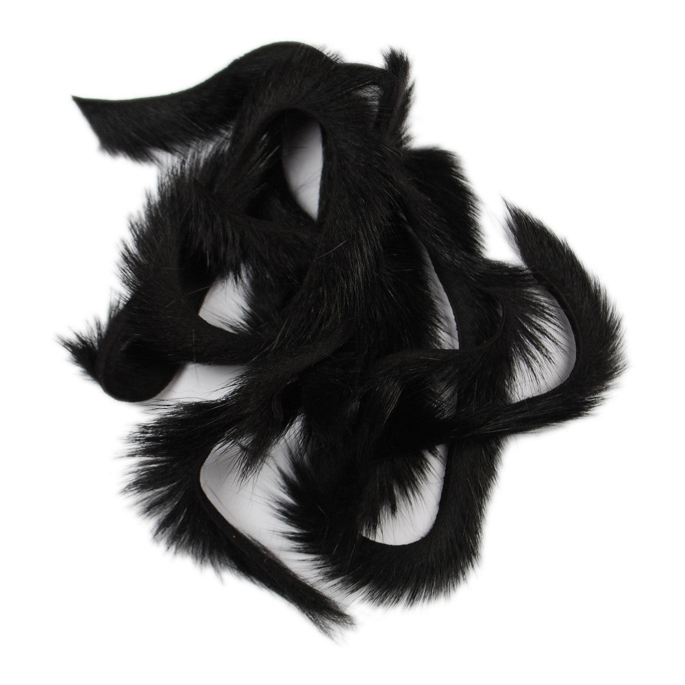 Pine Squirrel Zonker Strips - Black