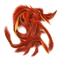 Pine Squirrel Zonker Strips - Crawdad Orange