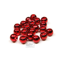 Plummeting Tungsten Beads - Metallic Red - Fly Tying Materials