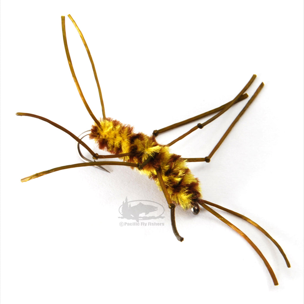 Restless Stone - Brown & Yellow - Stonefly Nymphs - Fly Fishing Flies