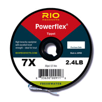 RIO Powerflex Tippet - 7X 2.4LB