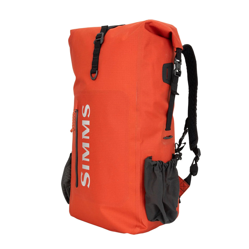 Simms Dry Creek Rolltop Backpack - Simms Orange