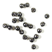Slotted Tungsten Beads - Black