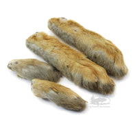 Snowshoe Rabbit Feet - Medium Dun - Hare - Fly Tying Materials