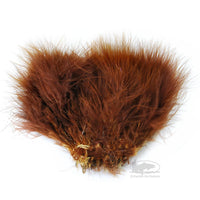 Strung Blood Quill Marabou - Rusty Brown - Fly Tying Materials