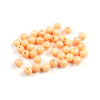 Trout Beads: 8mm - Apricot