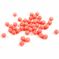 Trout Beads: 8mm - Dark Peach