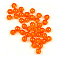 Trout Beads: 8mm - Tangerine