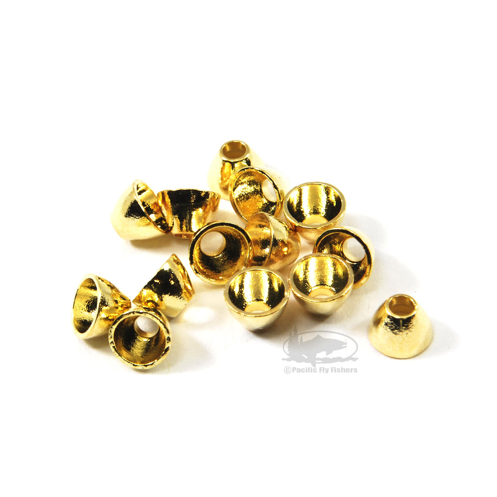 Spirit River Tungsten Cones - Gold - Fly Tying Cone Heads