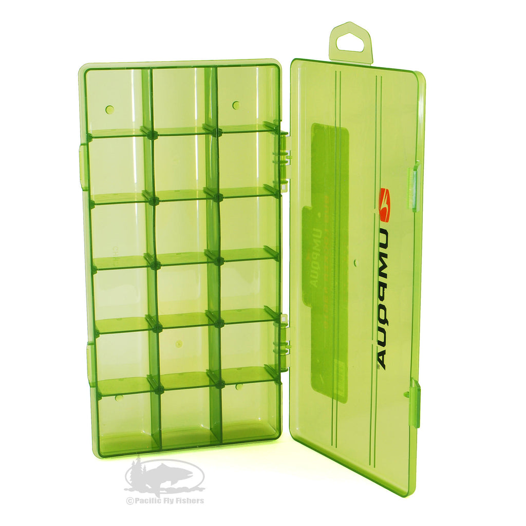 Umpqua Bug Locker 3618 Small - Green - Adjustable Compartment Fly Box