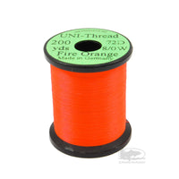 Uni-Thread 8/0 Fly Tying Thread - Fire Orange