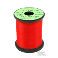 Uni-Thread 8/0 Fly Tying Thread - Fl Orange