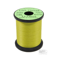 Uni-Thread 8/0 Fly Tying Thread - Light Olive