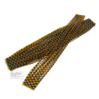 Wapsi Barred Sili Legs - Pumpkin/Green - Orange - Fly Tying - Pacific Fly Fishers